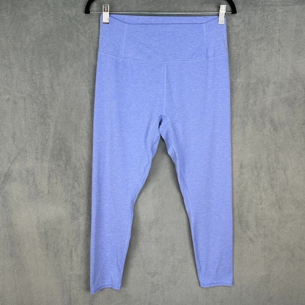 Free People Movement Leggings Womens Large Blue Stretch Athleisure Comfort Gym